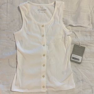 Everlane NWT button up tank